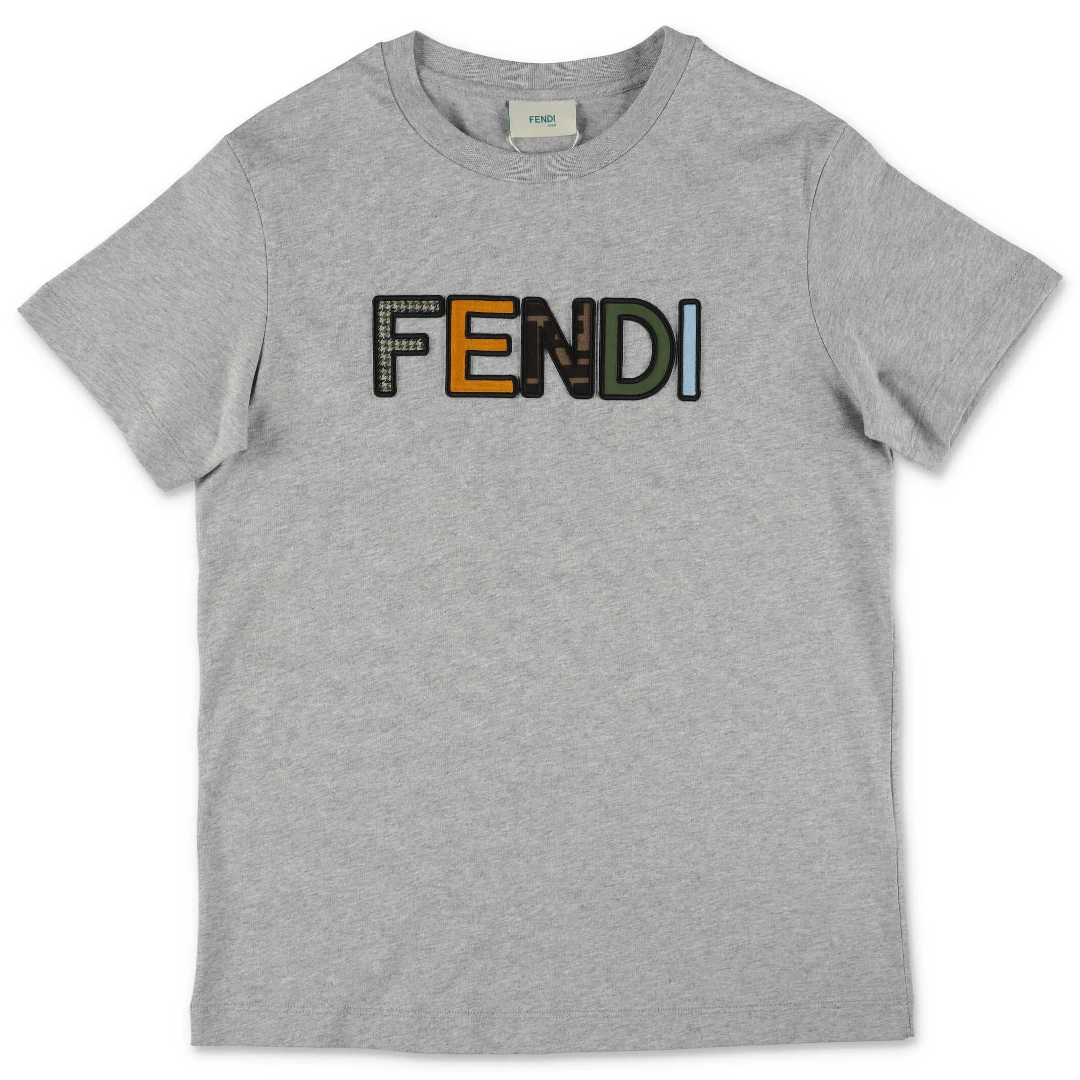 Fendi Kids Embroidered Logo T-Shirt