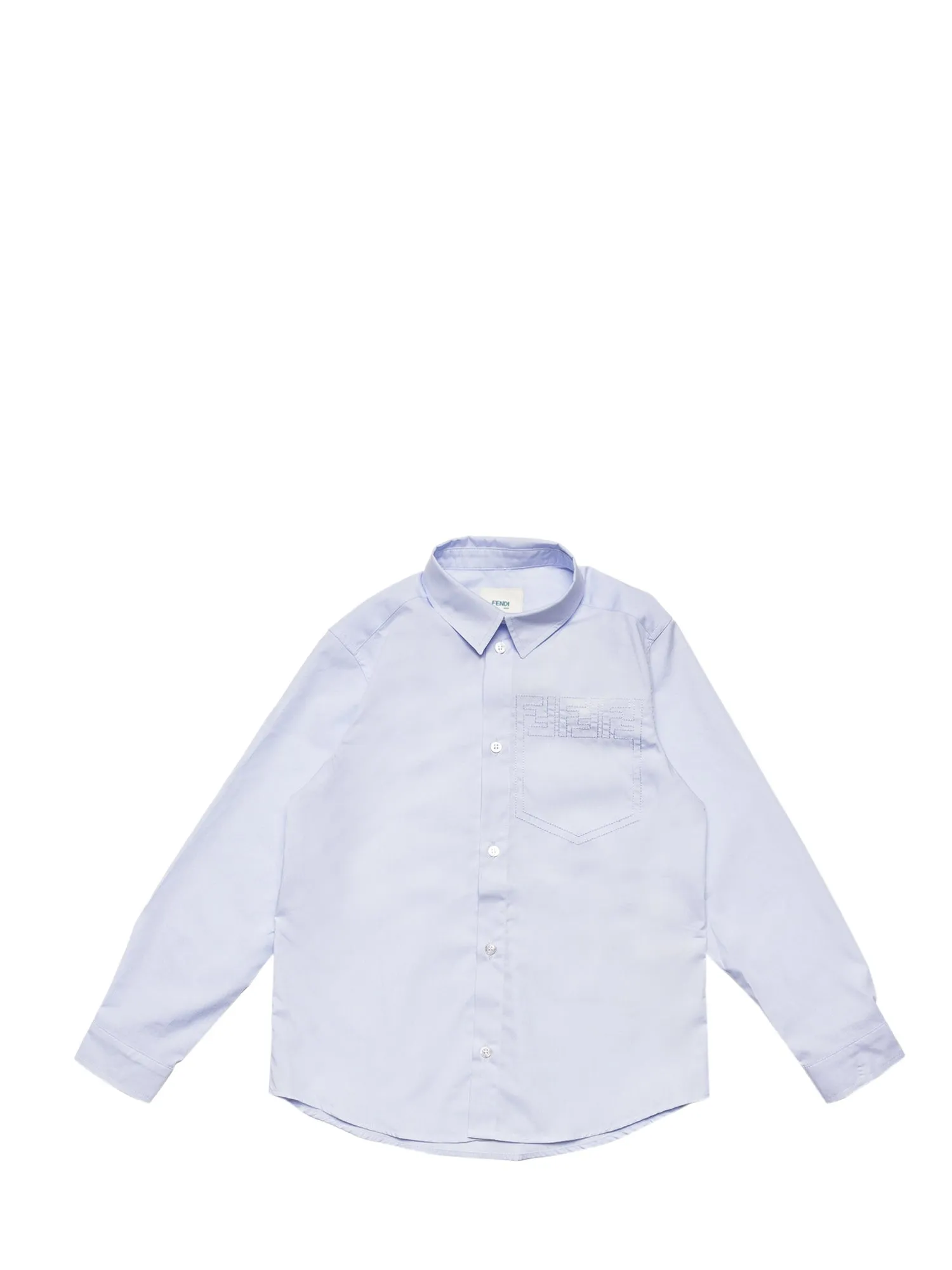 Fendi Kids FF Embroidered Shirt