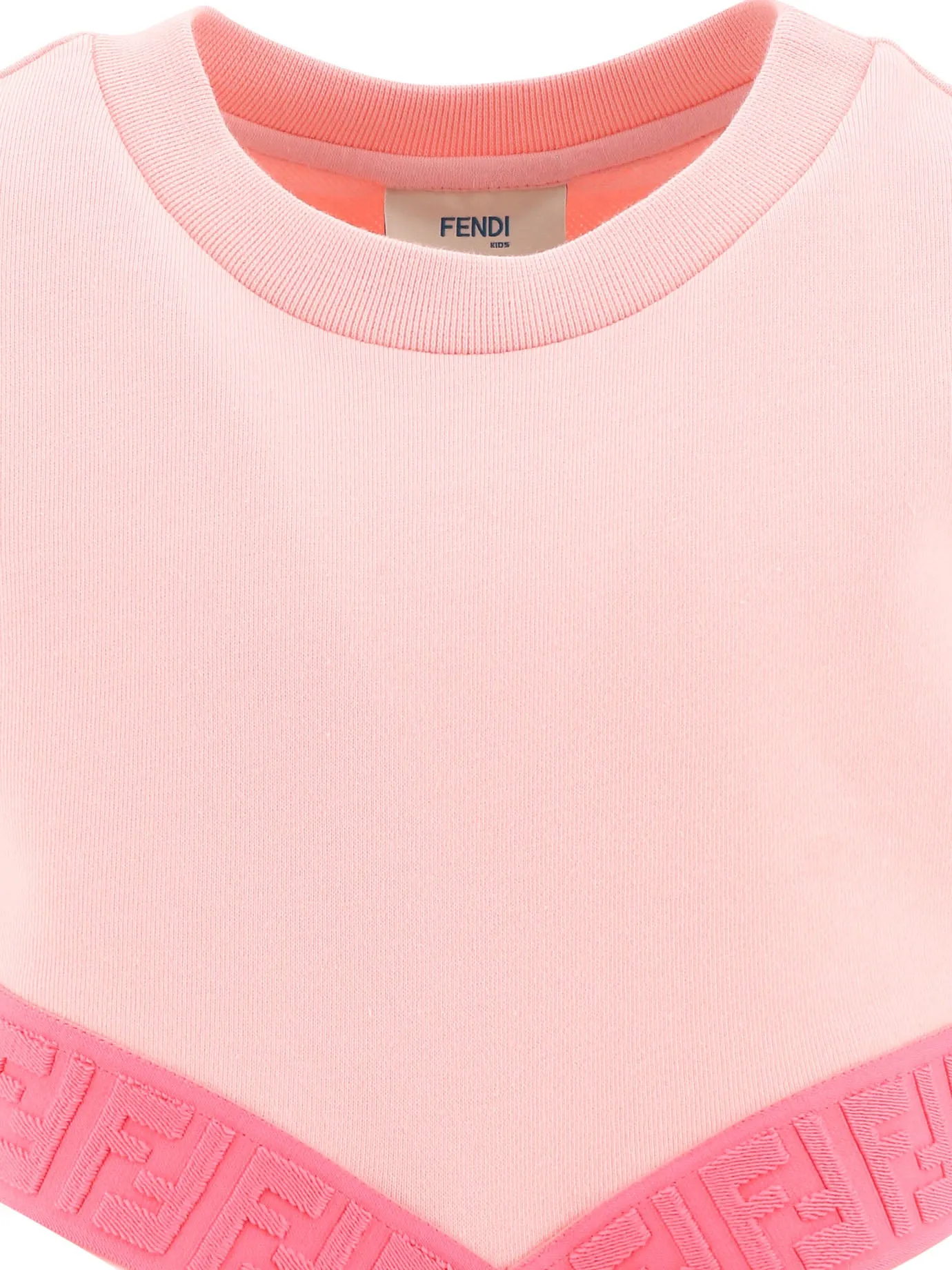 Fendi Kids FF Jacquard Cut-Out Dress