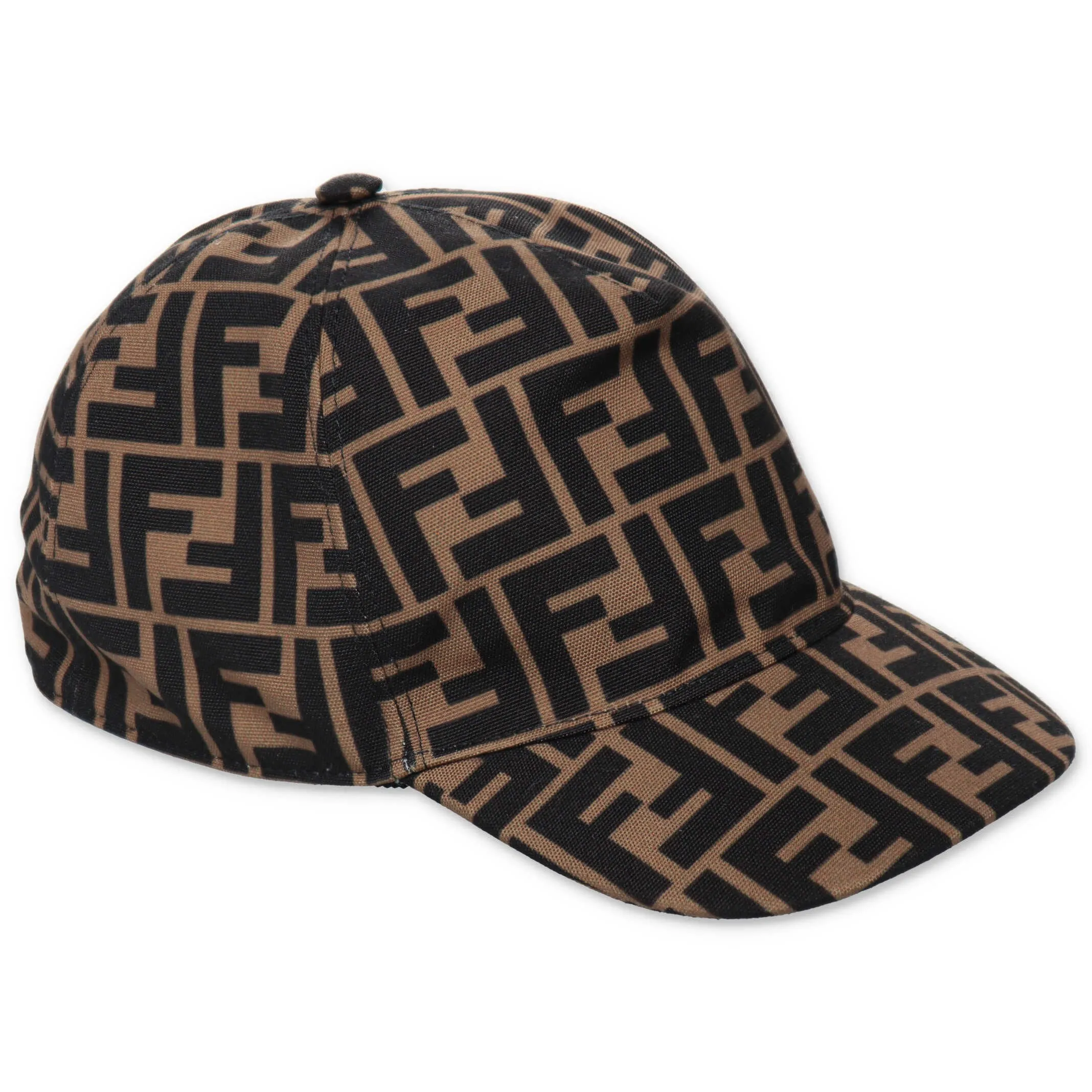 Fendi Kids FF Logo Motif Baseball Cap