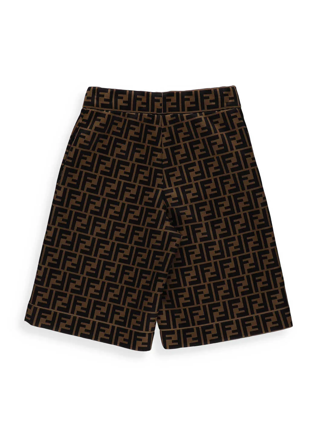 Fendi Kids FF Motif Bermuda Shorts