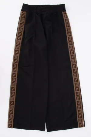 Fendi Kids FF Motif Flared Pants