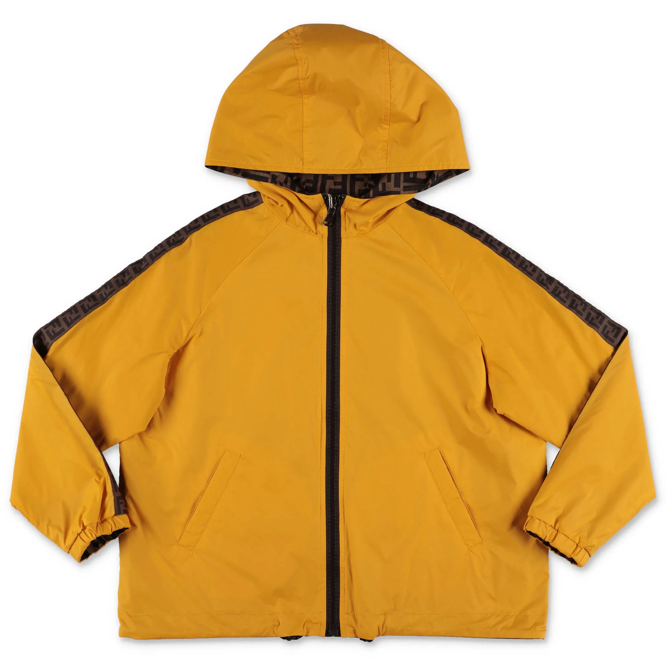 Fendi Kids FF Motif Reversible Windbreaker Jacket