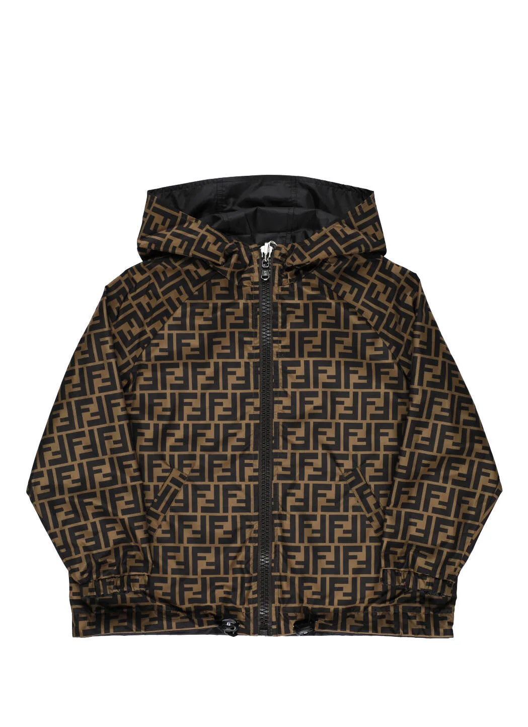 Fendi Kids FF Motif Reversible Windbreaker Jacket