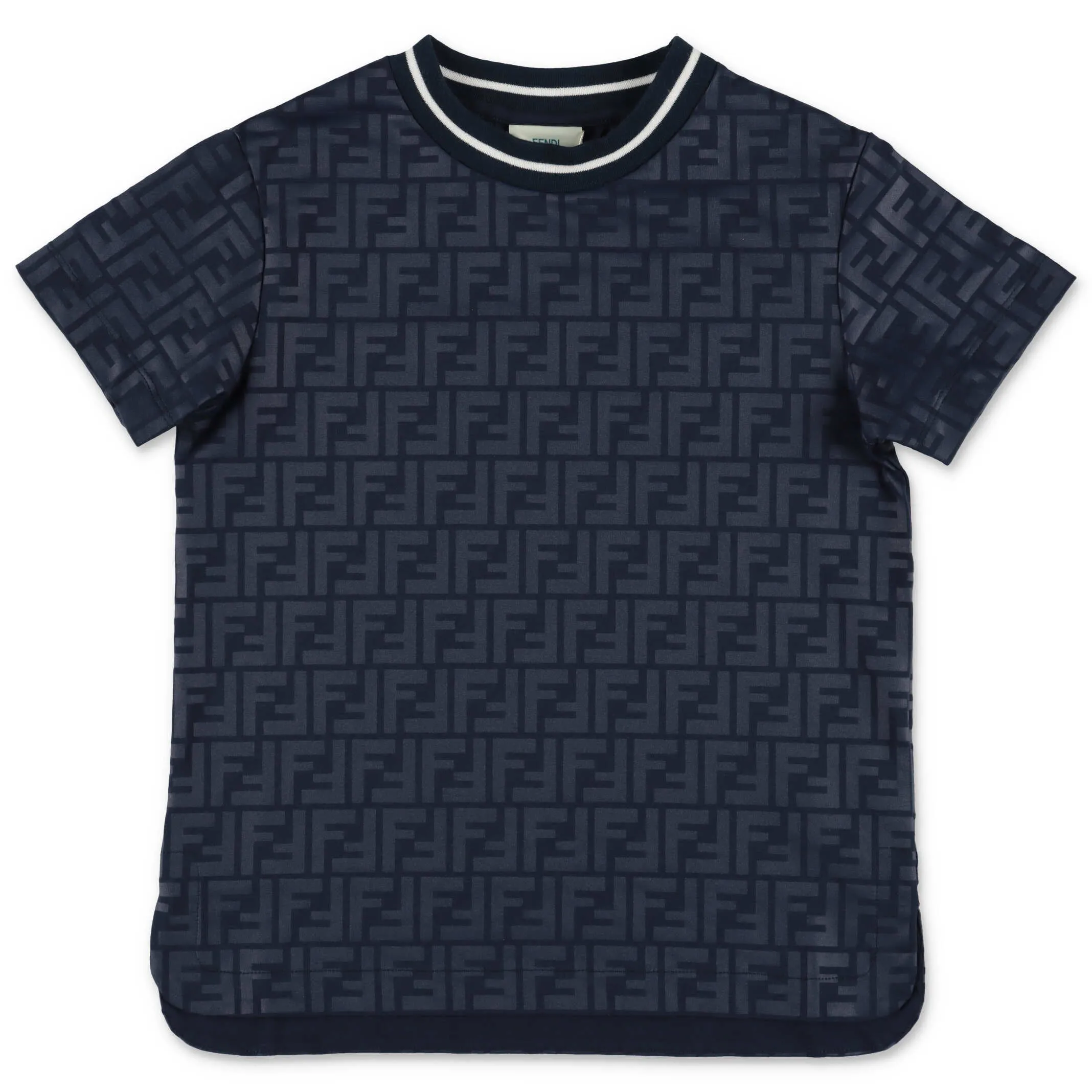 Fendi Kids FF Patterned T-Shirt