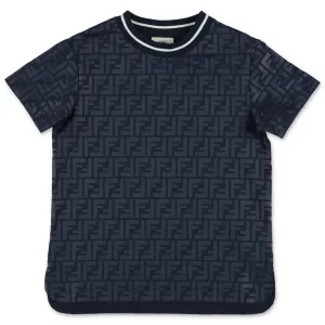 Fendi Kids FF Patterned T-Shirt