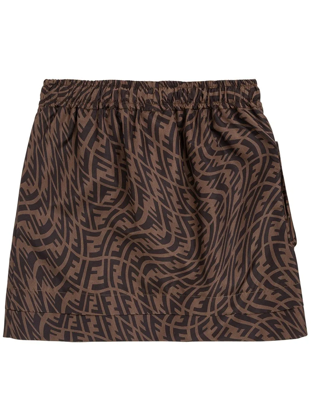 Fendi Kids FF Vertigo Printed Skirt