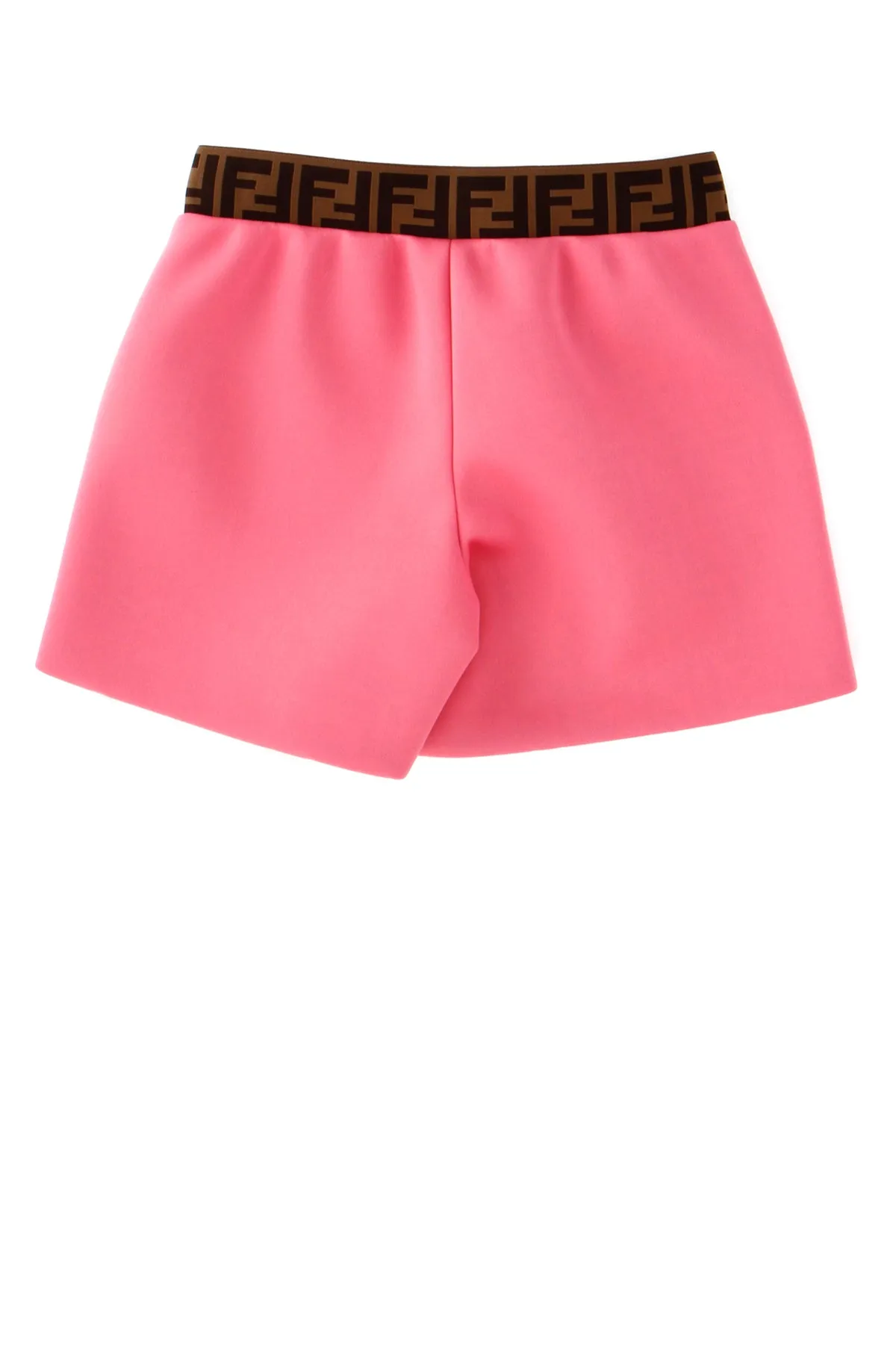 Fendi Kids FF Waistband Track Shorts