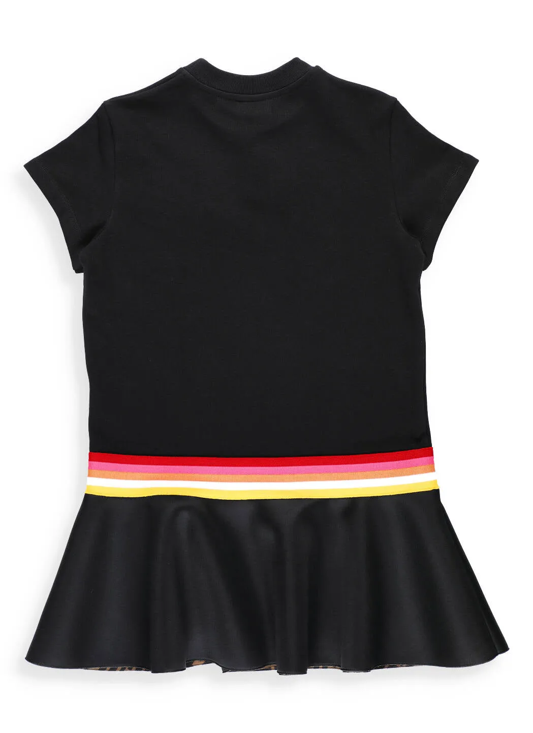 Fendi Kids Flared Eyes Embroidered Dress