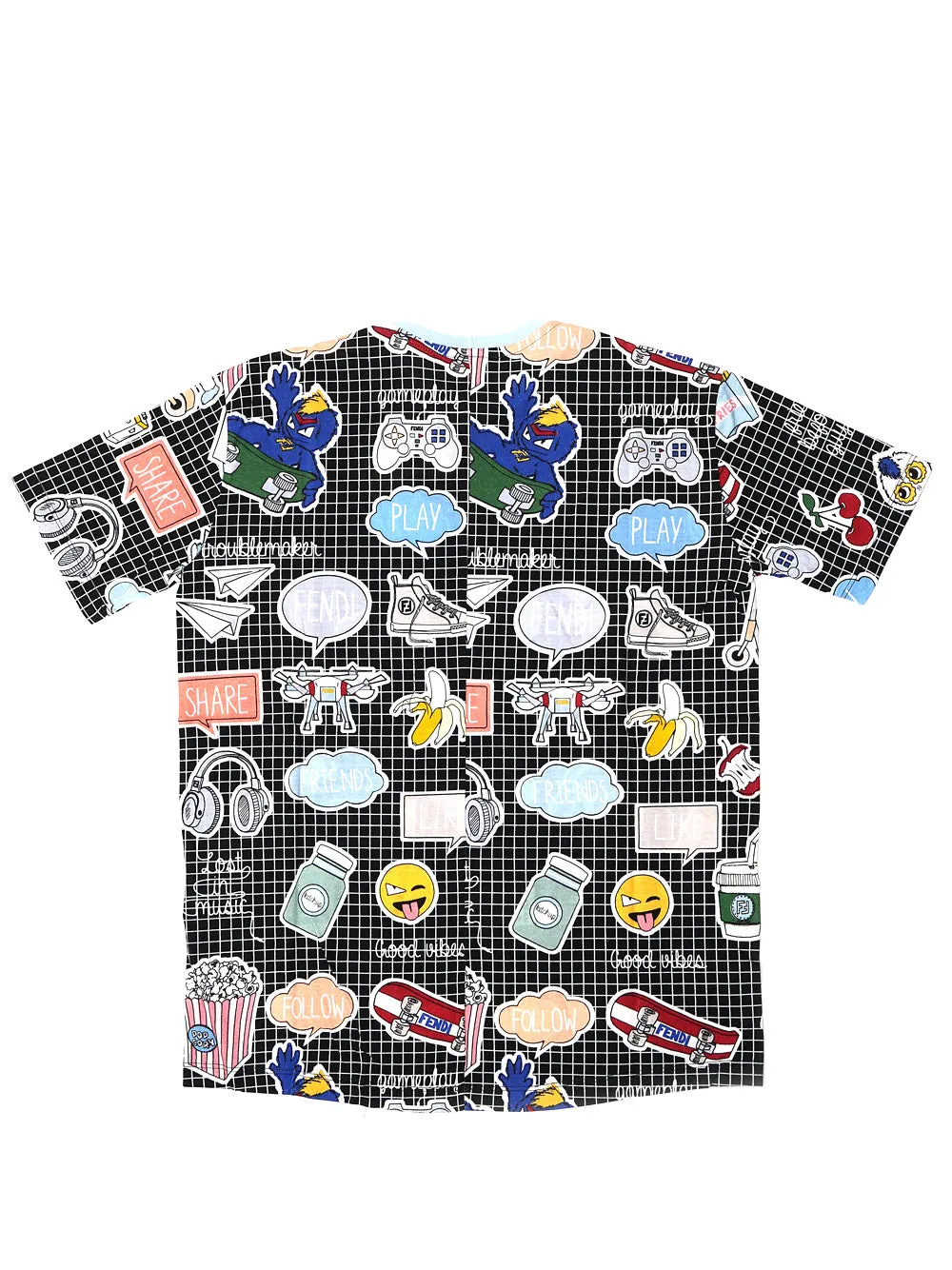 Fendi Kids Graphic Printed T-Shirt