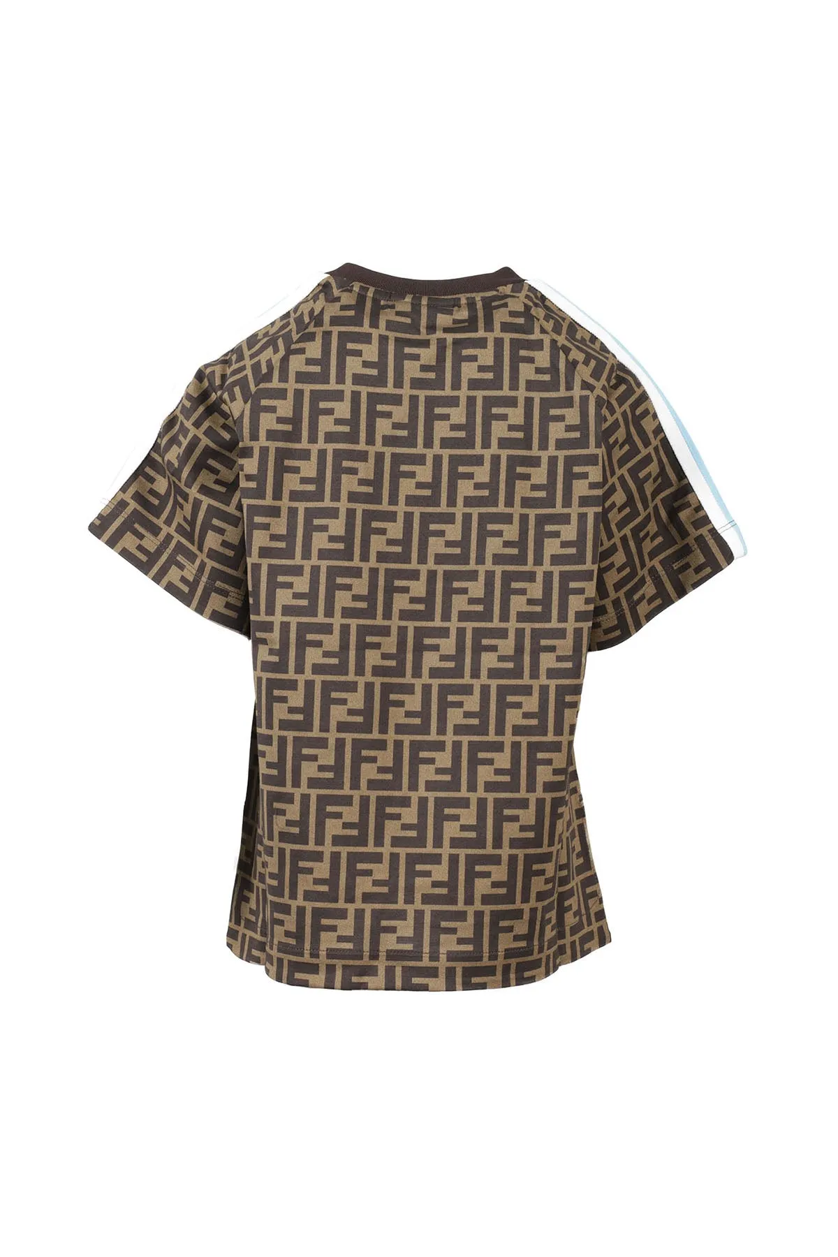 Fendi Kids Logo Detailed Crewneck T-Shirt