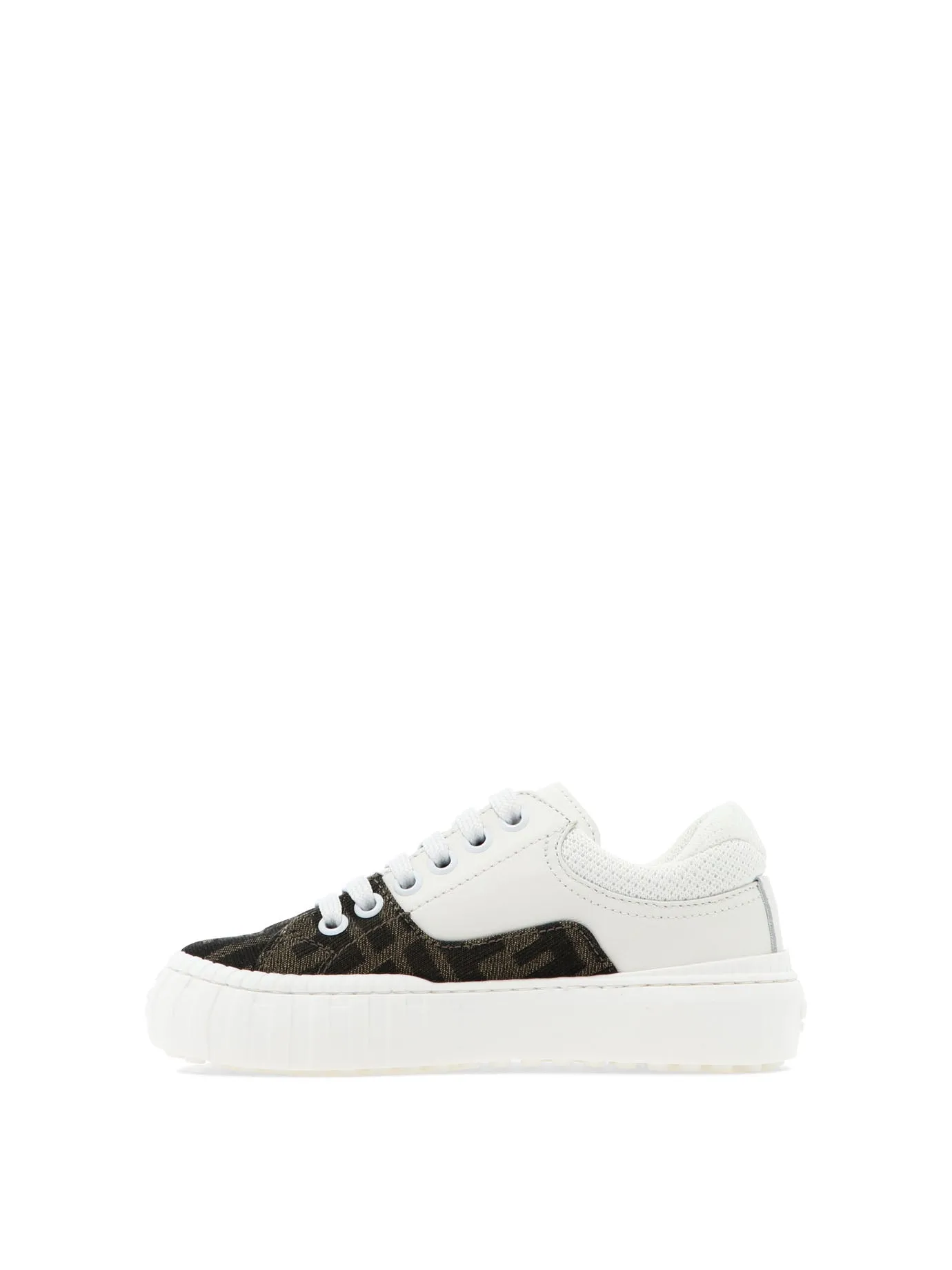 Fendi Kids Logo Detailed Lace-Up Sneakers