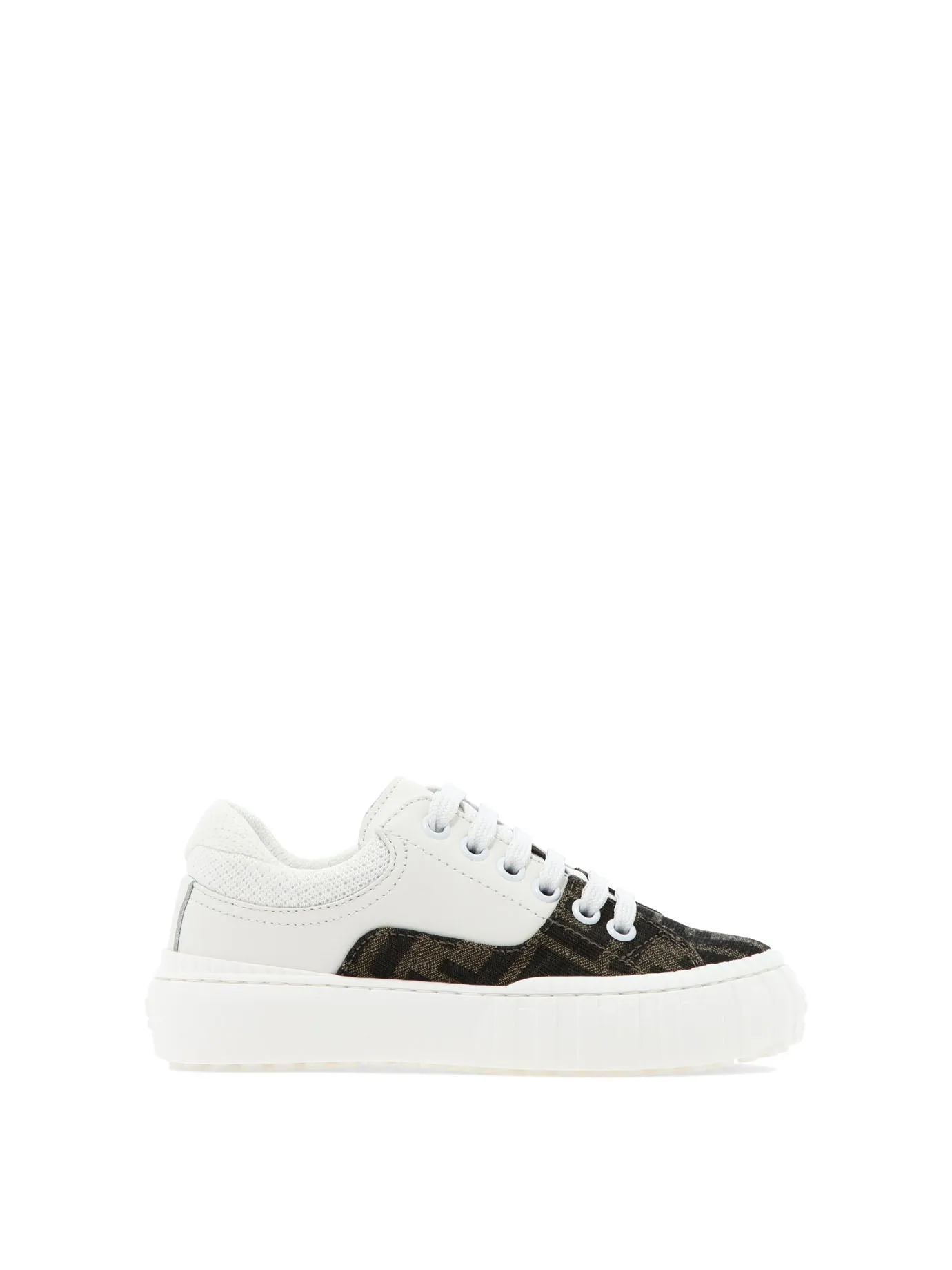 Fendi Kids Logo Detailed Lace-Up Sneakers