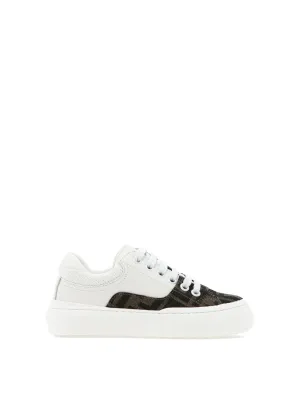 Fendi Kids Logo Detailed Lace-Up Sneakers