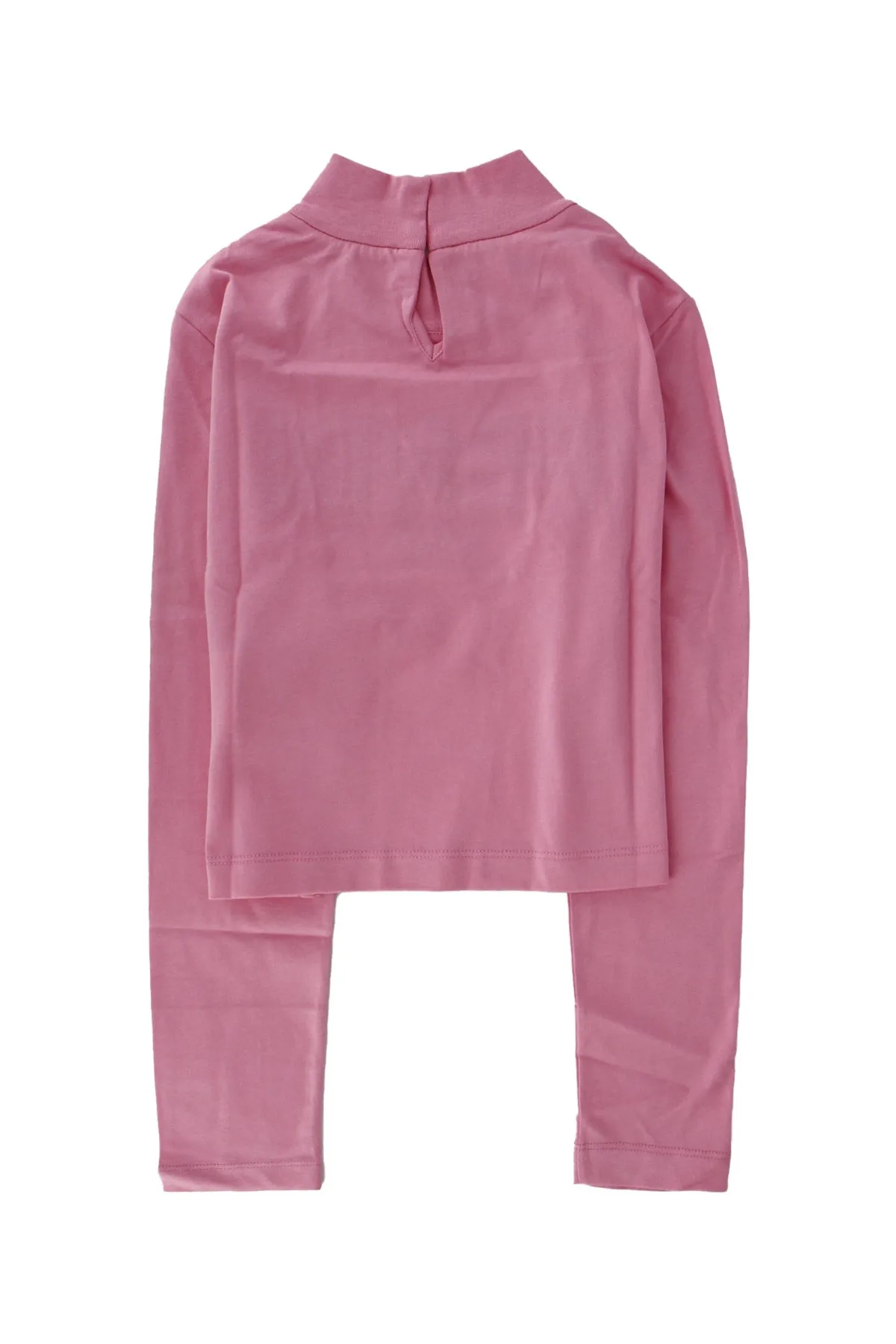 Fendi Kids Logo Embossed Long-Sleeve Crop Top