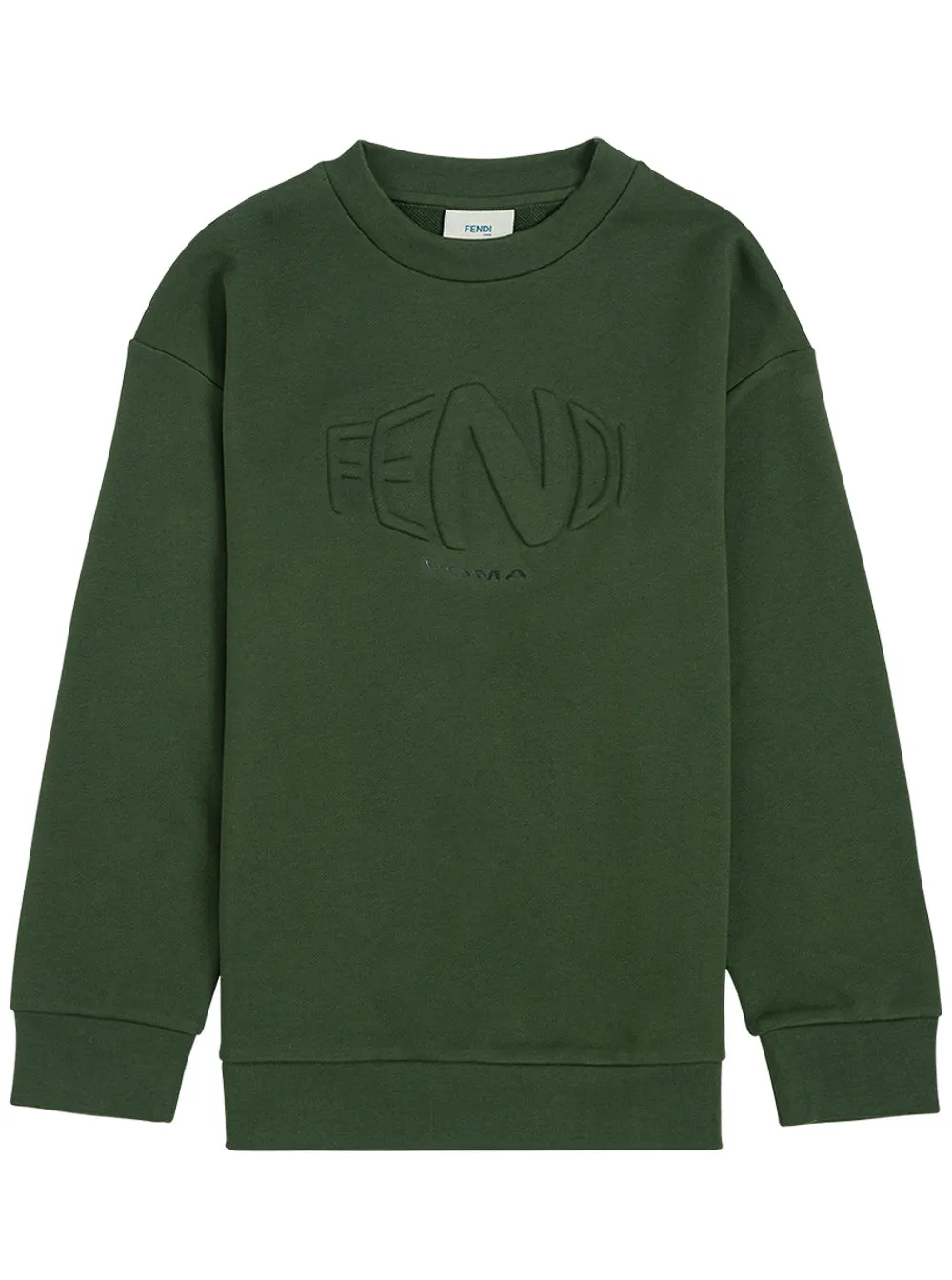 Fendi Kids Logo Embossed Sweatshirt