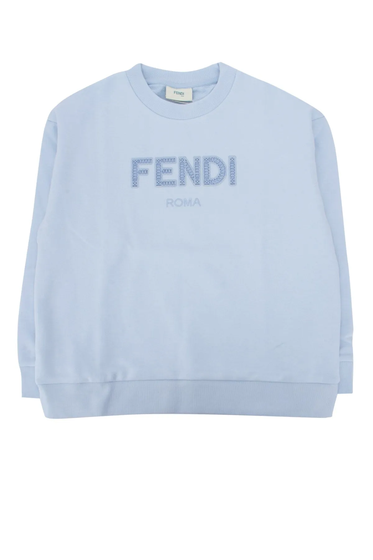 Fendi Kids Logo Embroidered Sweatshirt