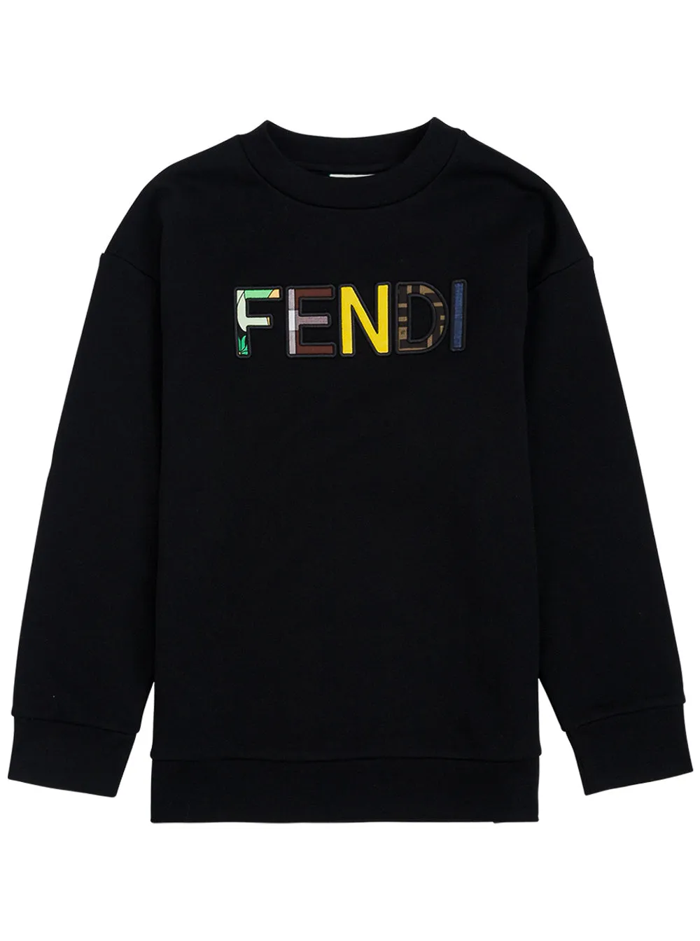Fendi Kids Logo Embroidered Sweatshirt