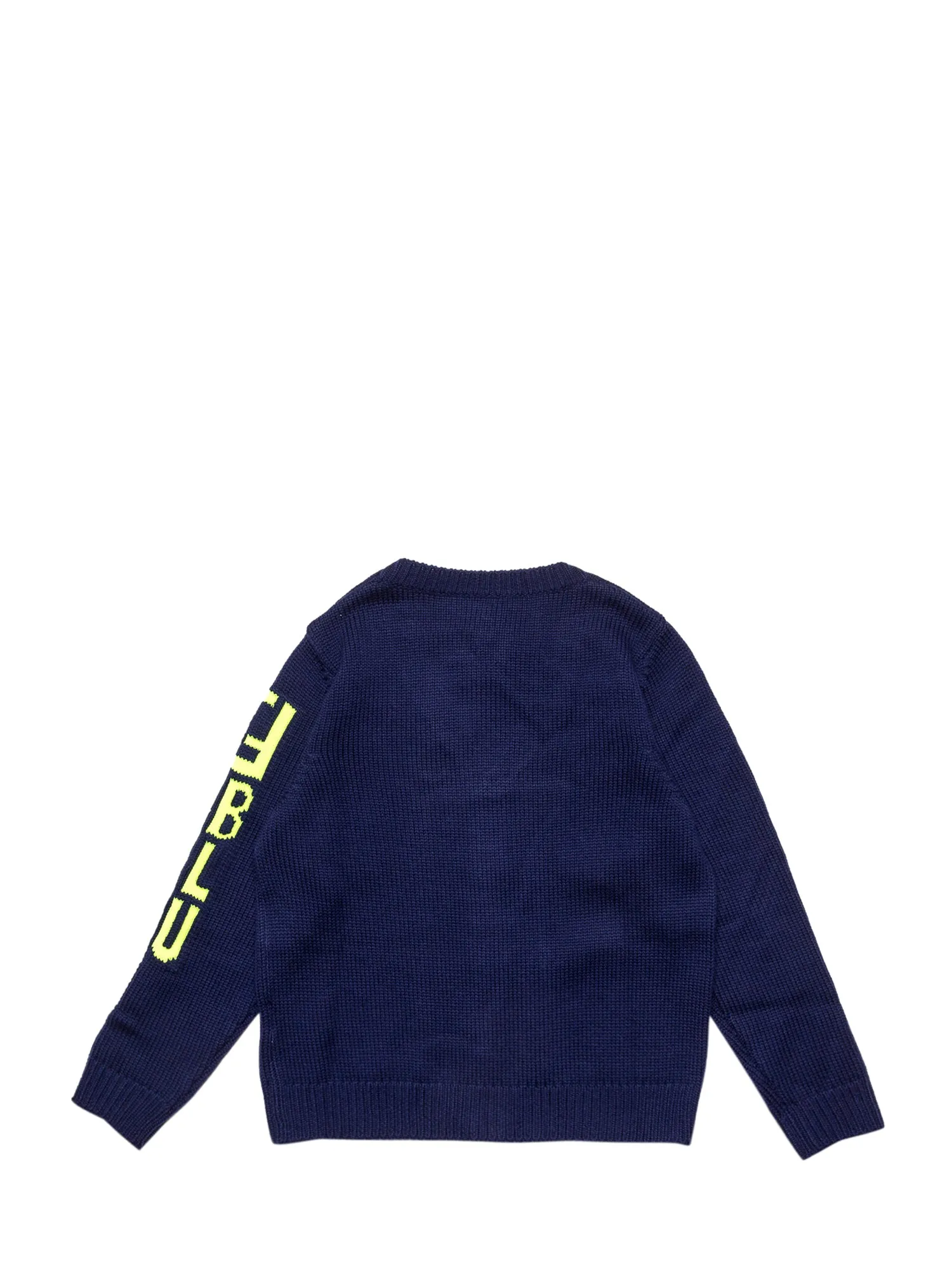 Fendi Kids Logo Intarsia Button Up Cardigan