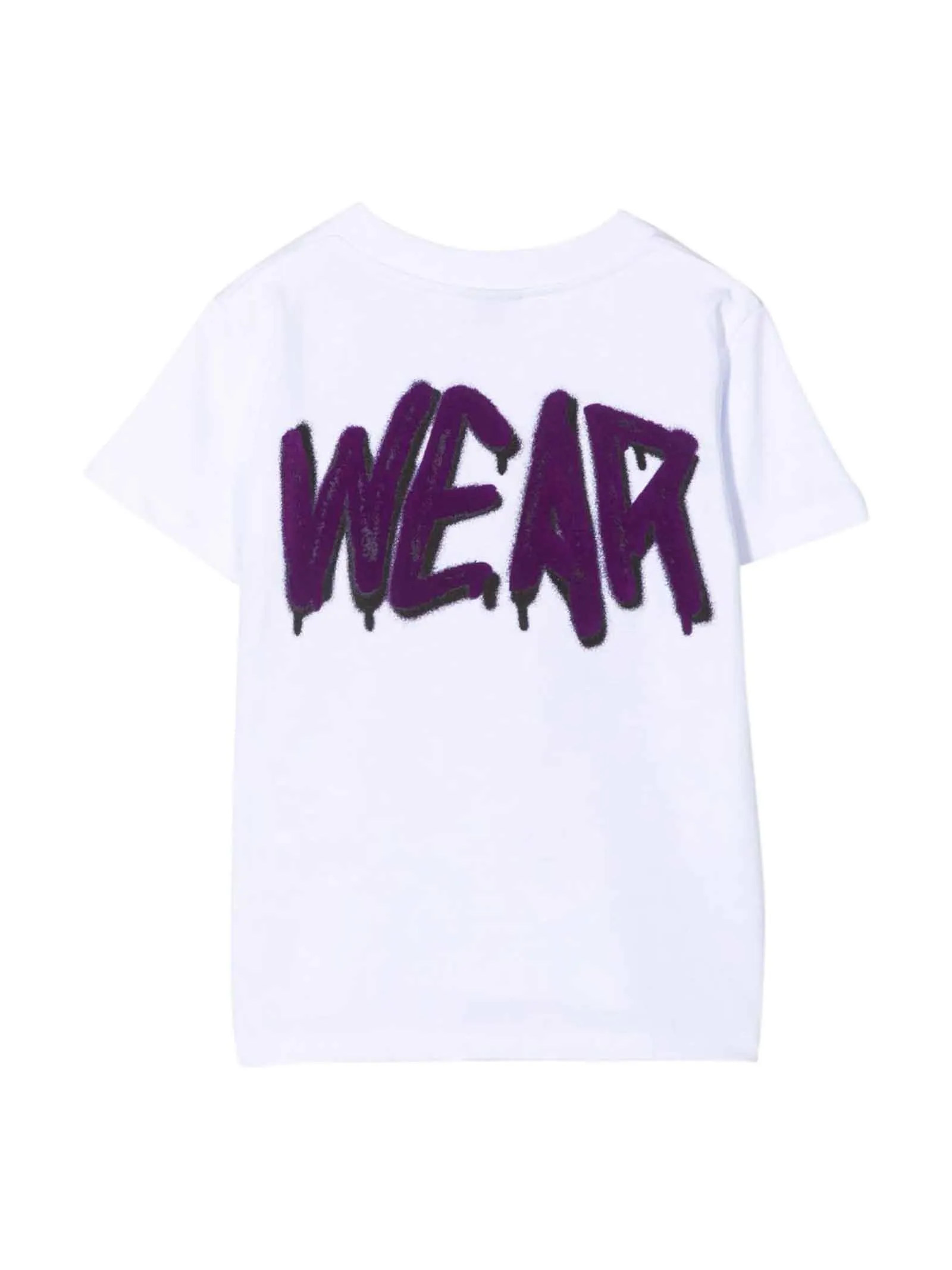 GCDS Kids Graffiti Logo Print T-Shirt