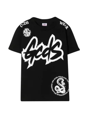 GCDS Kids Graphic Logo Printed T-Shirt