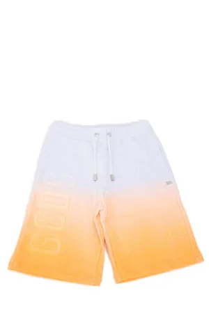 GCDS Kids Logo Embroidered Shorts