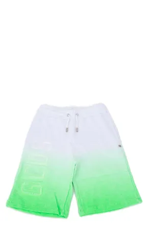 GCDS Kids Logo Embroidered Shorts