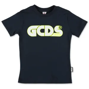 GCDS Kids Logo Embroidered T-Shirt