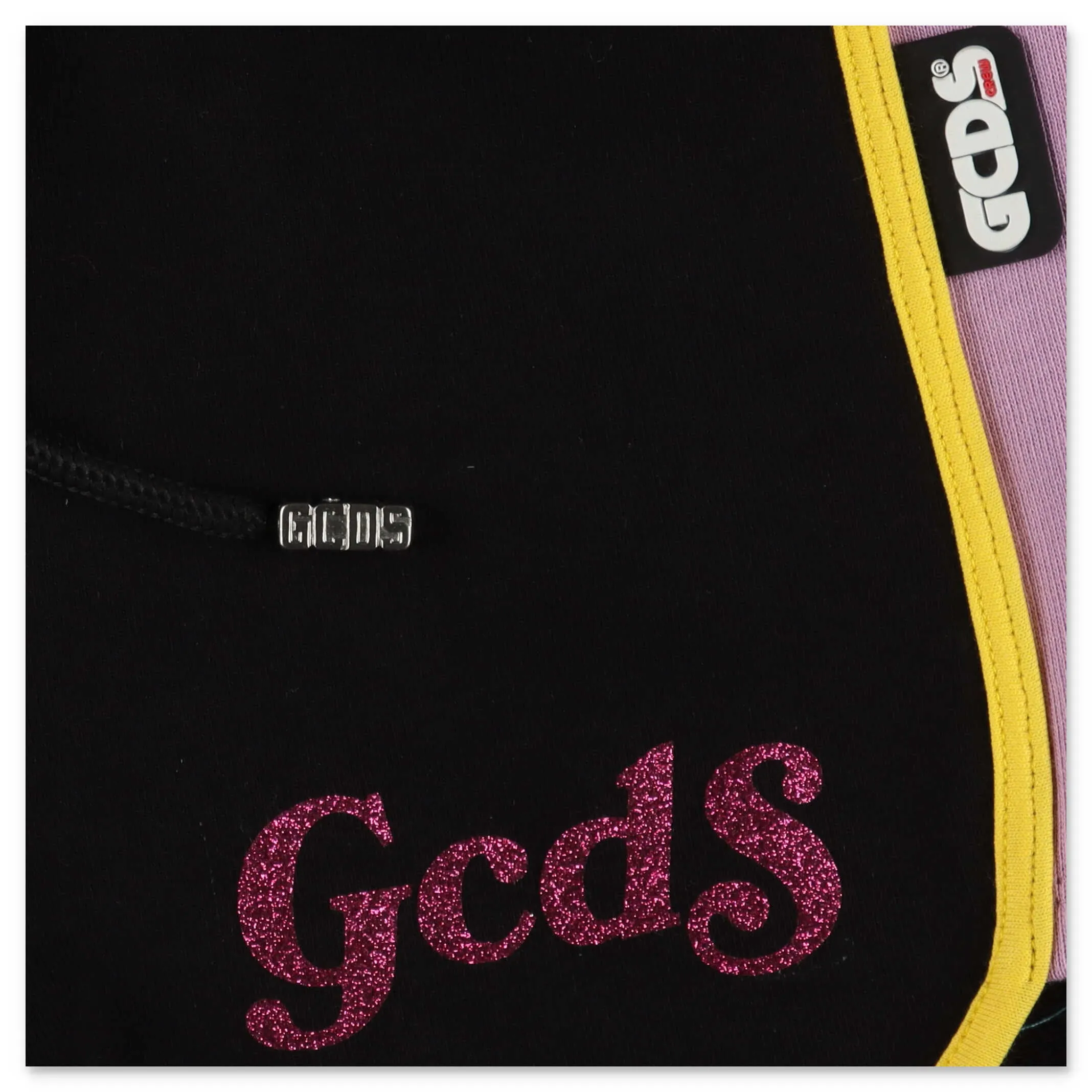 GCDS Kids Logo Printed Colour Block Shorts