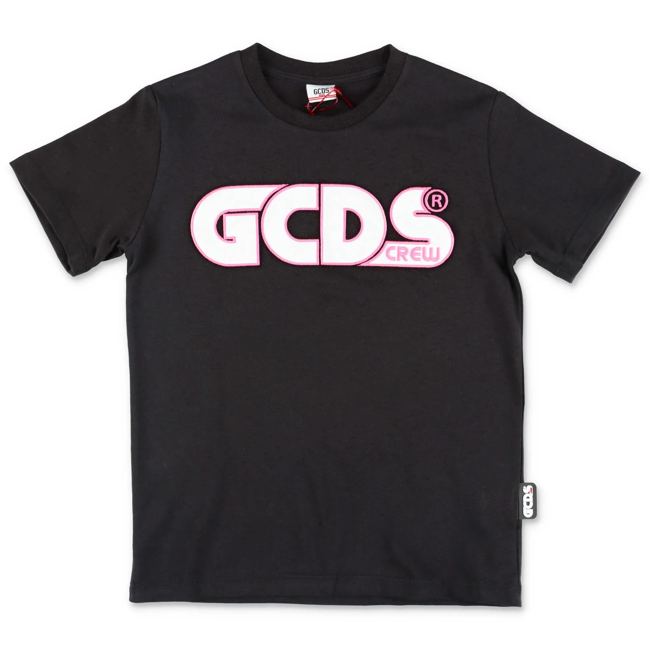 GCDS Kids Logo Printed Crewneck T-Shirt