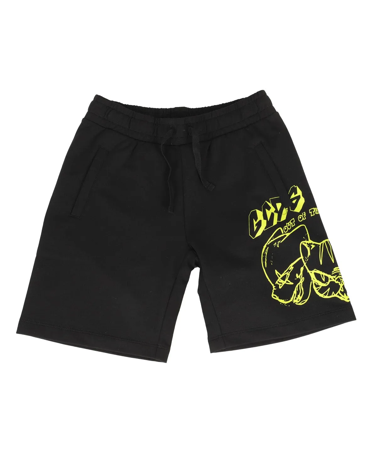 GCDS Kids Logo Printed Drawstring Shorts