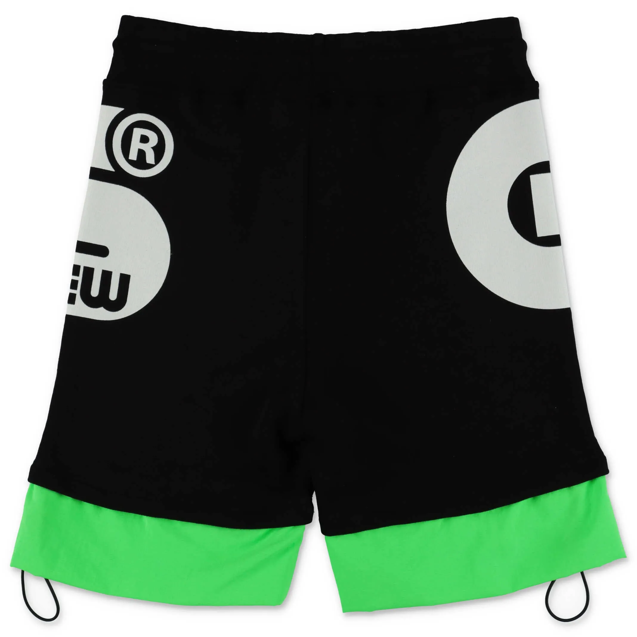GCDS Kids Logo Printed Drawstring Shorts
