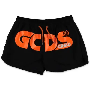 GCDS Kids Logo Printed Swim Shorts