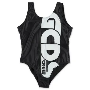 GCDS Kids Logo Printed Swimsuit
