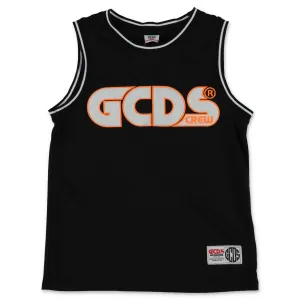 GCDS Kids Logo Printed Tank Top