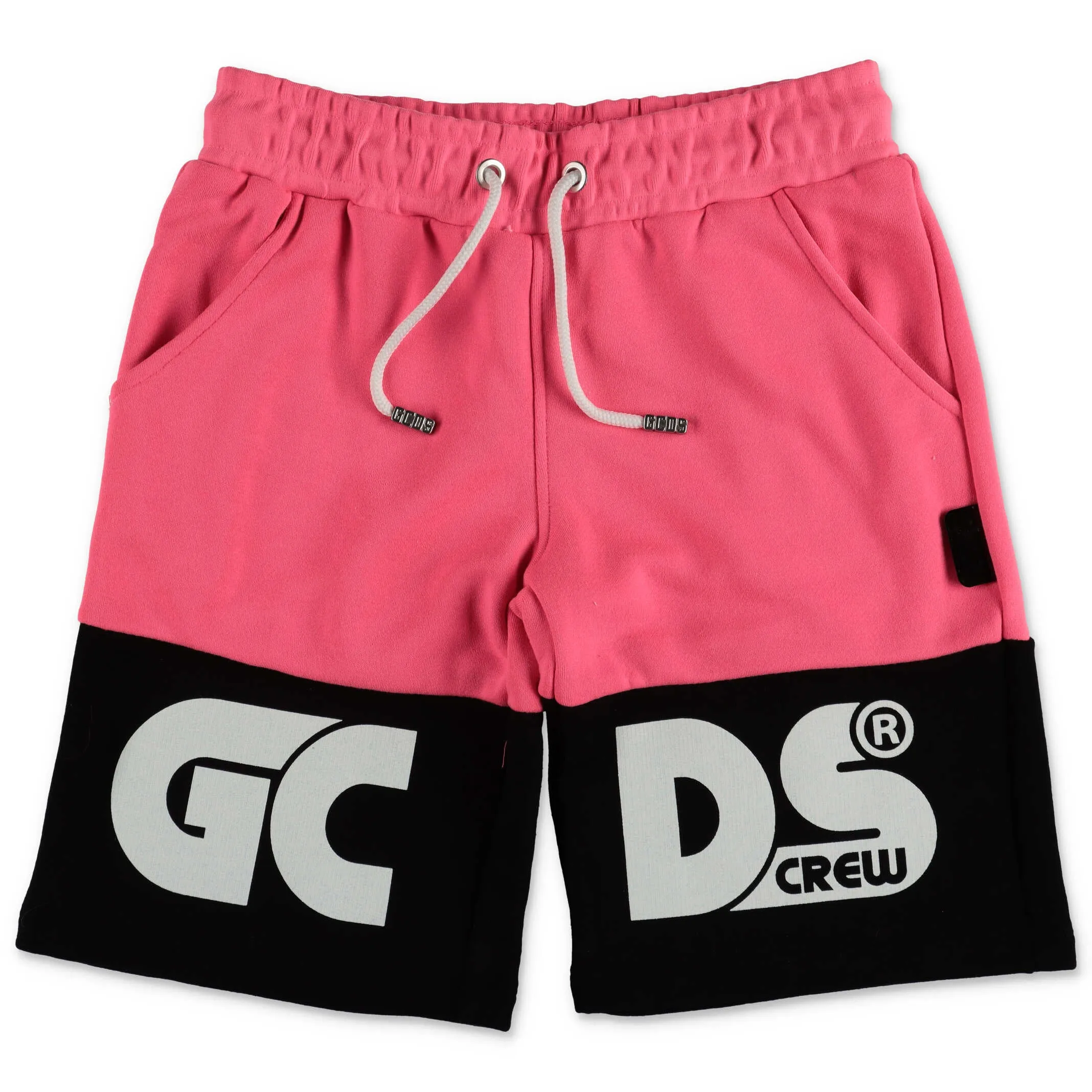 GCDS Kids Logo Printed Two-Tone Shorts
