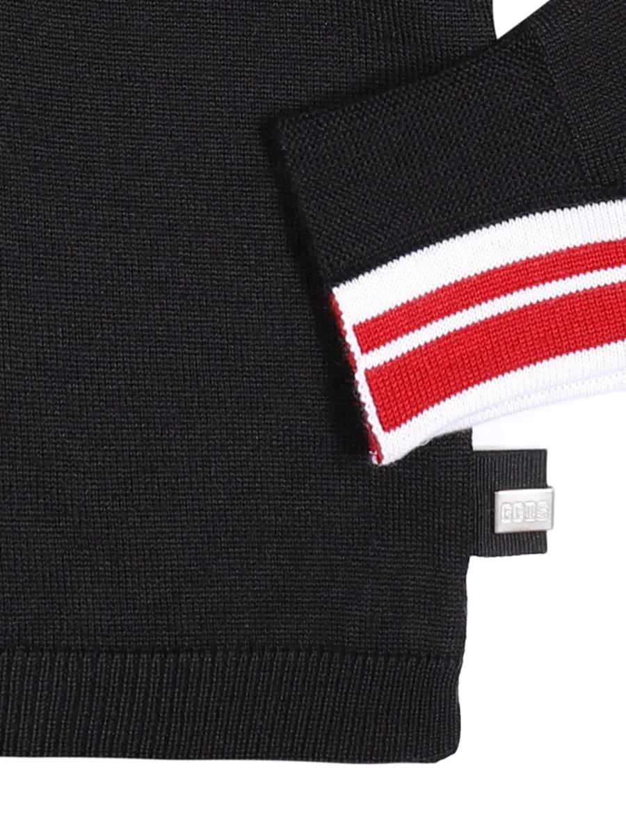 GCDS Kids Logo Stripe Jumper