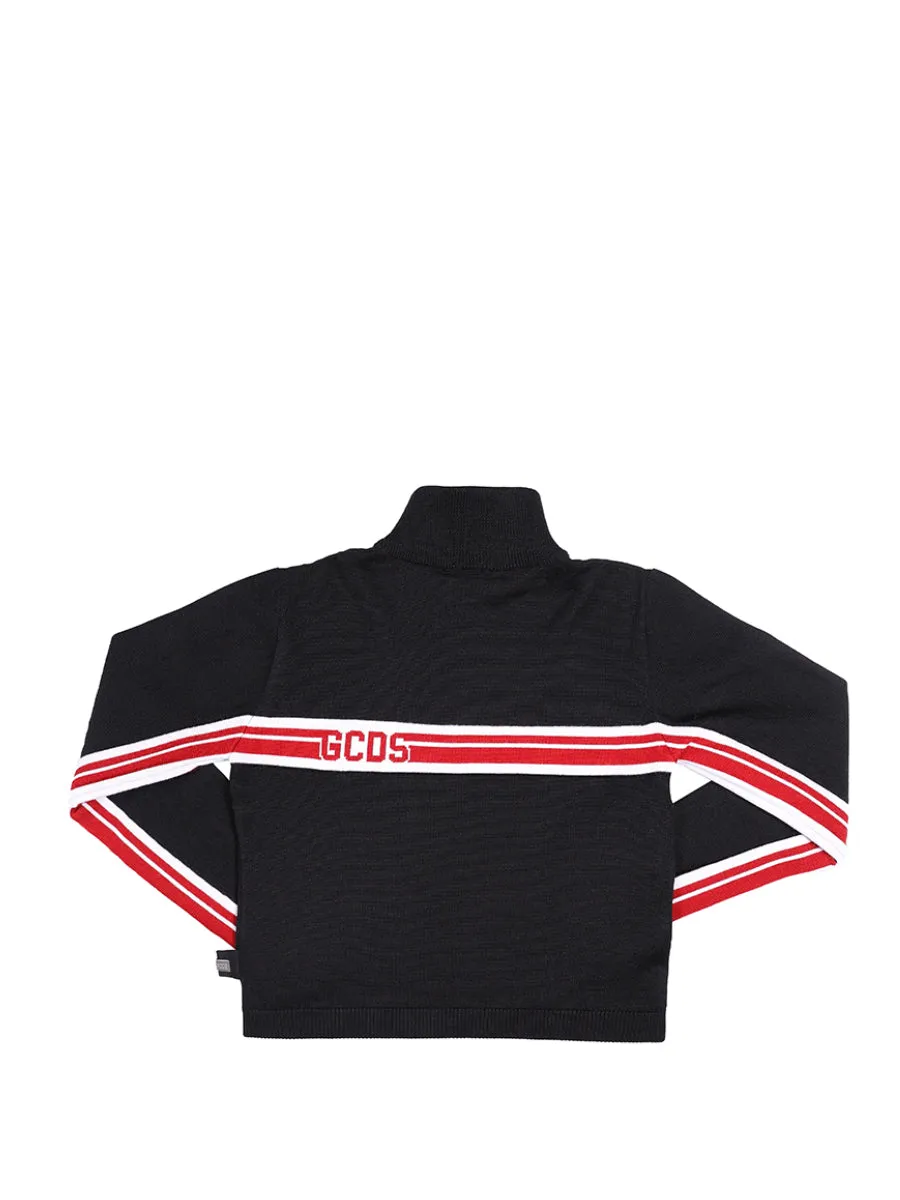 GCDS Kids Logo Stripe Jumper