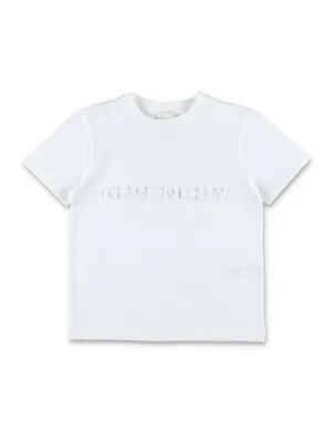 Givenchy Kids 3D Logo Detailed Crewneck T-Shirt