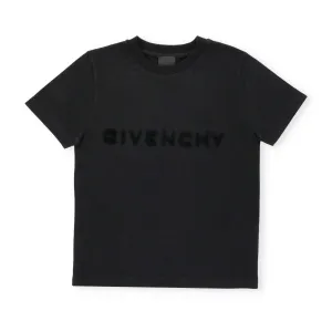 Givenchy Kids 3D Logo Detailed Crewneck T-Shirt