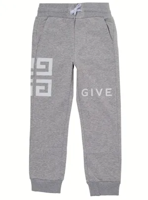 Givenchy Kids 4G Logo Printed Drawstring Sweatpants