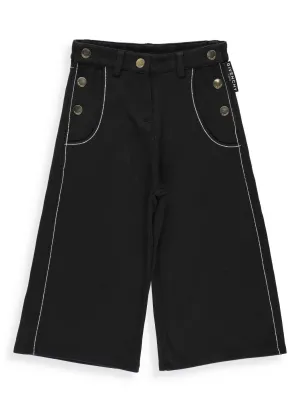 Givenchy Kids Button Detail Wide Leg Pants