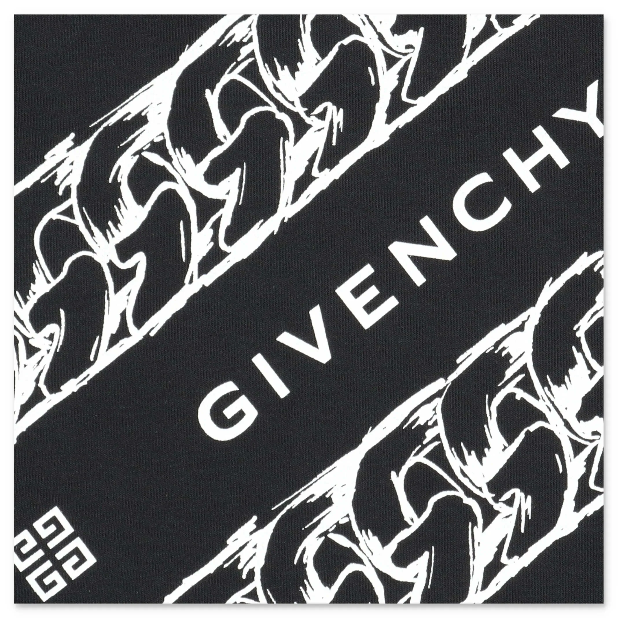 Givenchy Kids Chain Logo Print Skirt