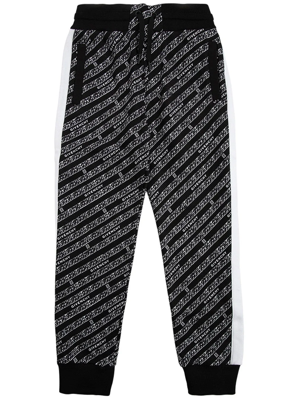 Givenchy Kids Chain Logo Print Track Pants
