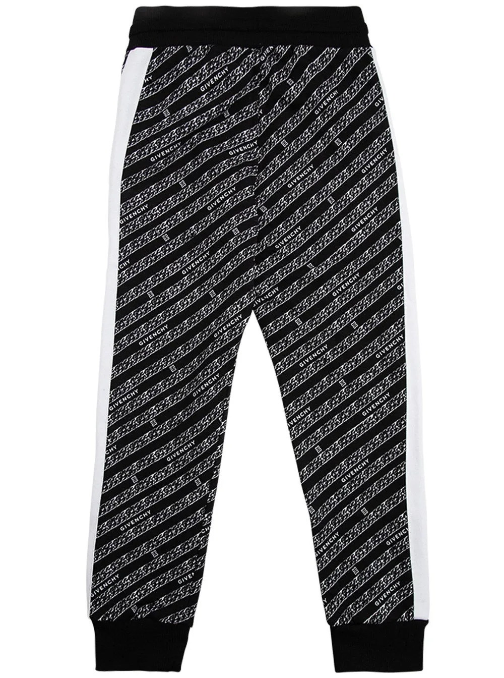 Givenchy Kids Chain Logo Print Track Pants