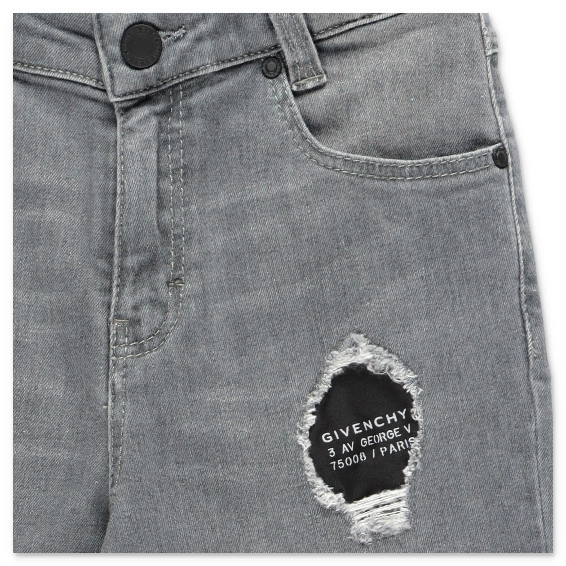 Givenchy Kids Distressed Effect Jeans