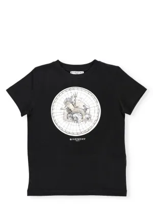 Givenchy Kids Graphic Print Crewneck T-Shirt