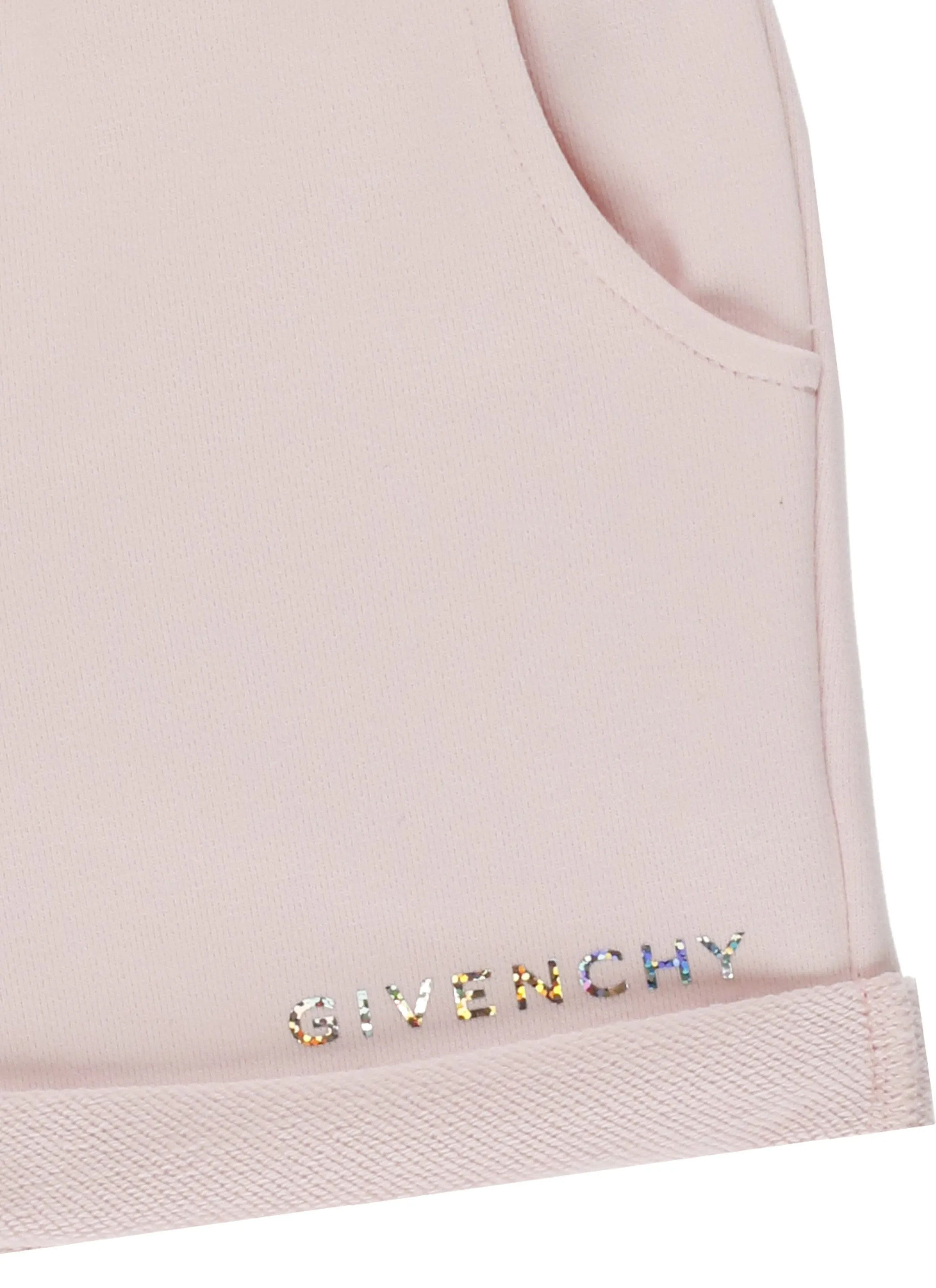 Givenchy Kids High Waist Drawstring Shorts