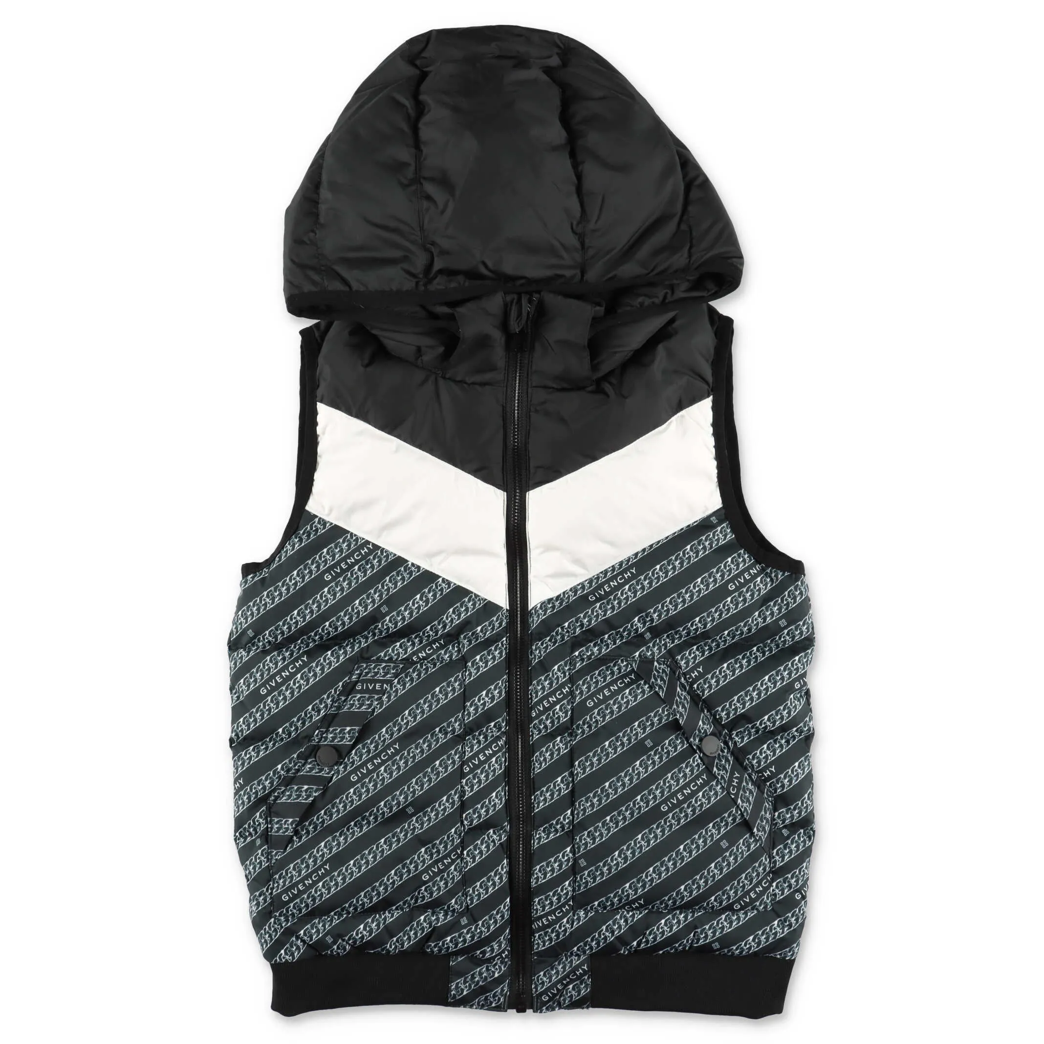 Givenchy Kids Logo Chain Printed Gilet