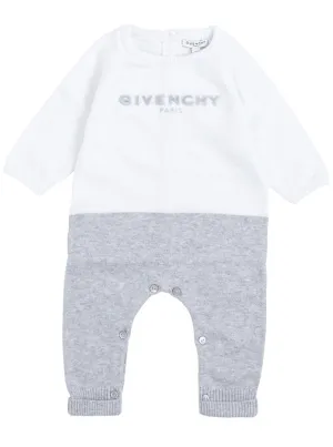 Givenchy Kids Logo Embroidered Baby Romper